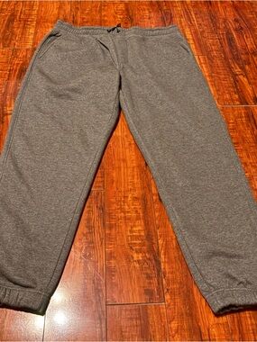 Weatherproof Heather Gray Drawstring Joggers
